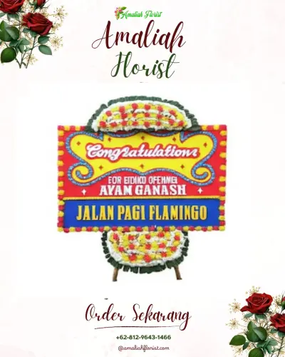 Bunga Papan Congratulation di Pelabuhan Juwana Pati